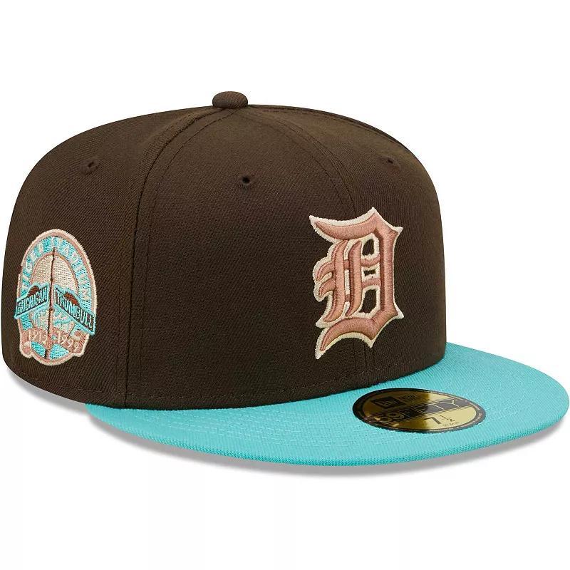 Mens New Era /Mint Detroit Tigers Walnut Mint 59FIFTY Fitted Hat Product Image