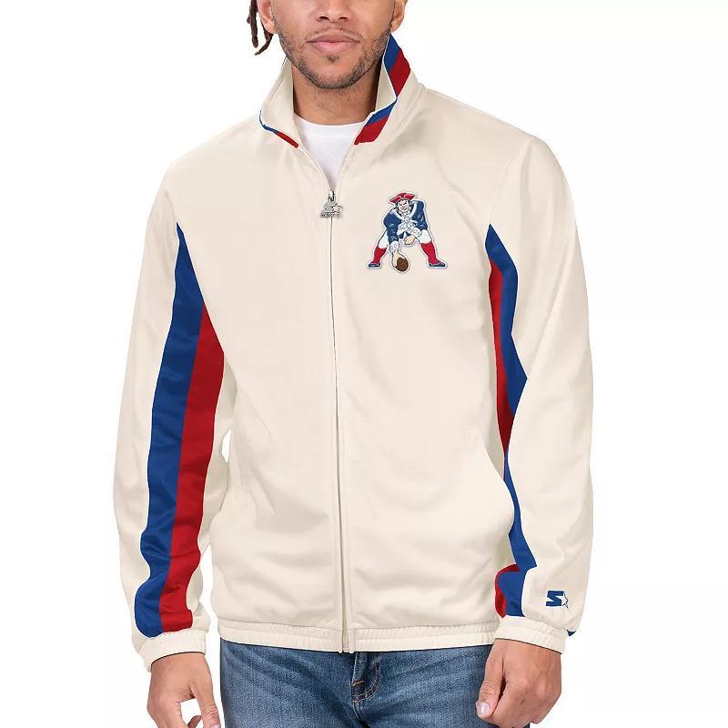 Mens Starter New England Patriots Vintage Rebound Full-Zip Track Jacket Product Image