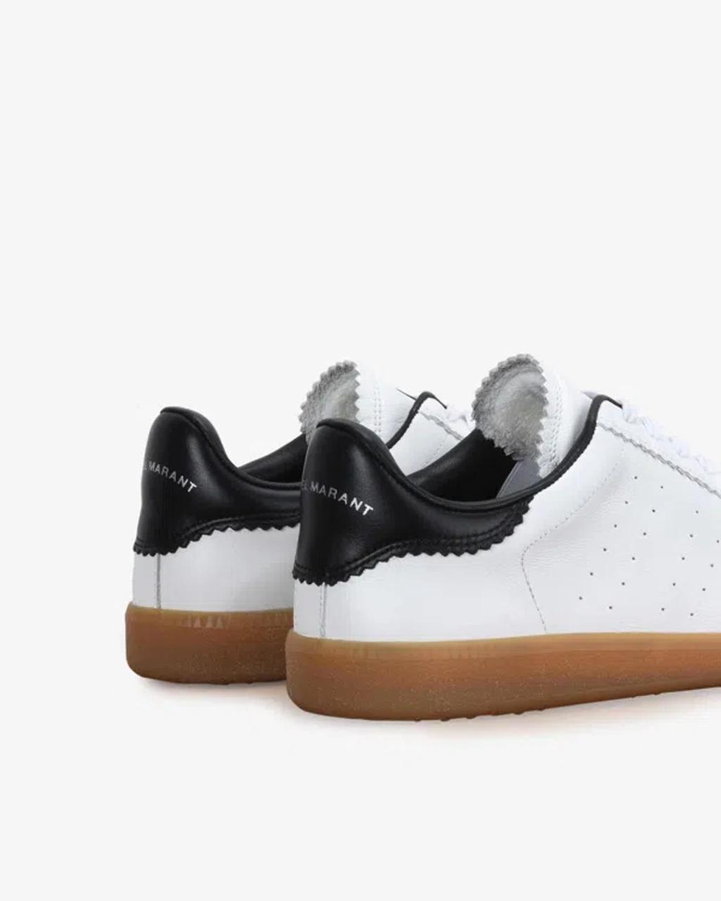 Bryce Leather Sneaker In White Product Image