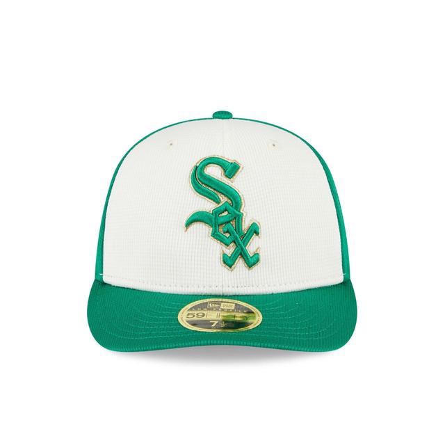 Chicago White Sox St. Patrick's Day 2024 Low Profile 59FIFTY Fitted Hat Male Product Image