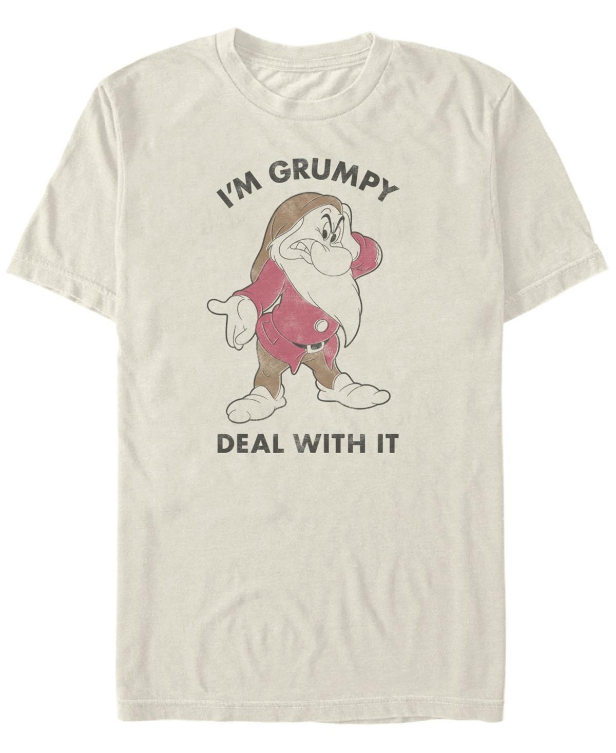 Mens Disney Snow White Im Grumpy Deal With It Portrait Tee Product Image