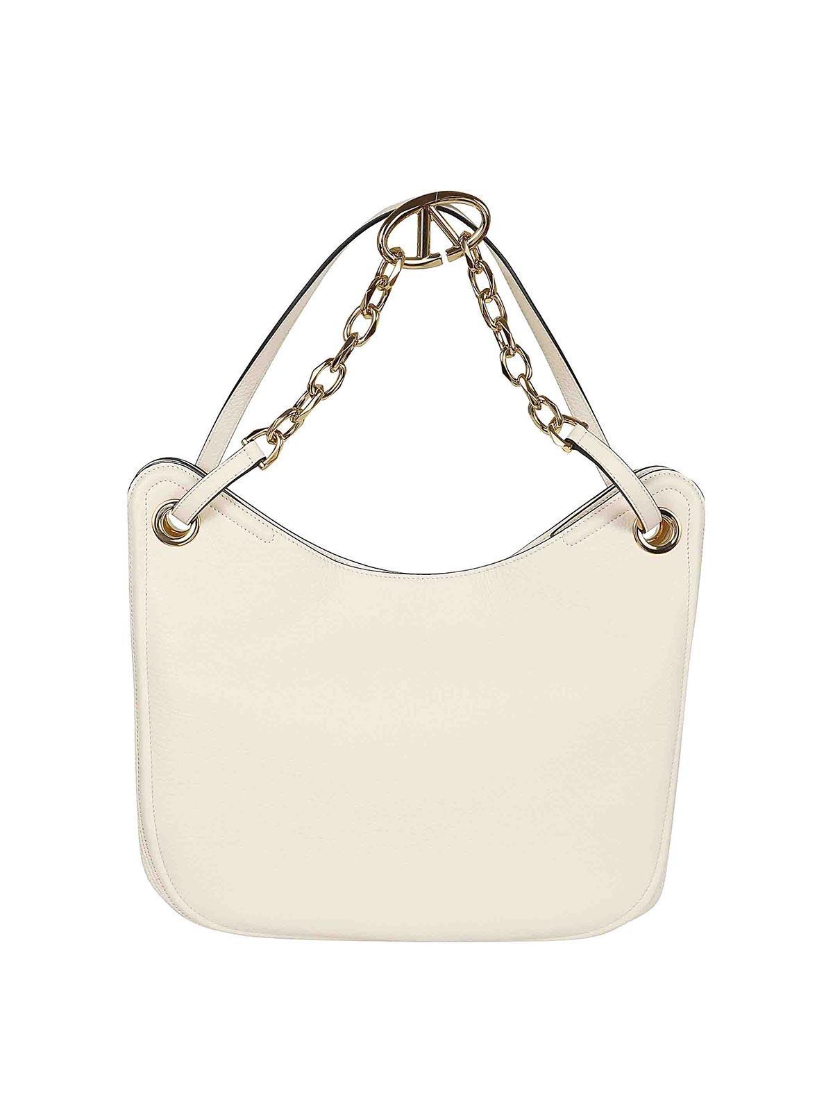 VALENTINO GARAVANI Vlogo Gate Tote In White Product Image