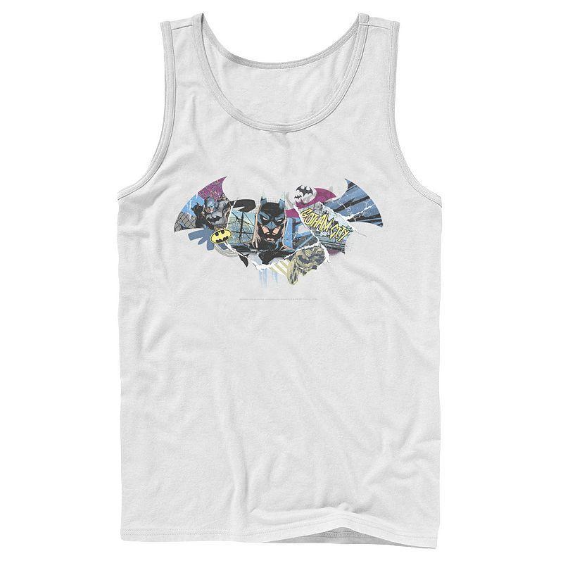 Mens DC Comics Batman Dark Comic Logo Tank Top Product Image