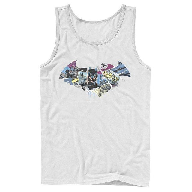 Mens DC Comics Batman Dark Comic Logo Tank Top Product Image