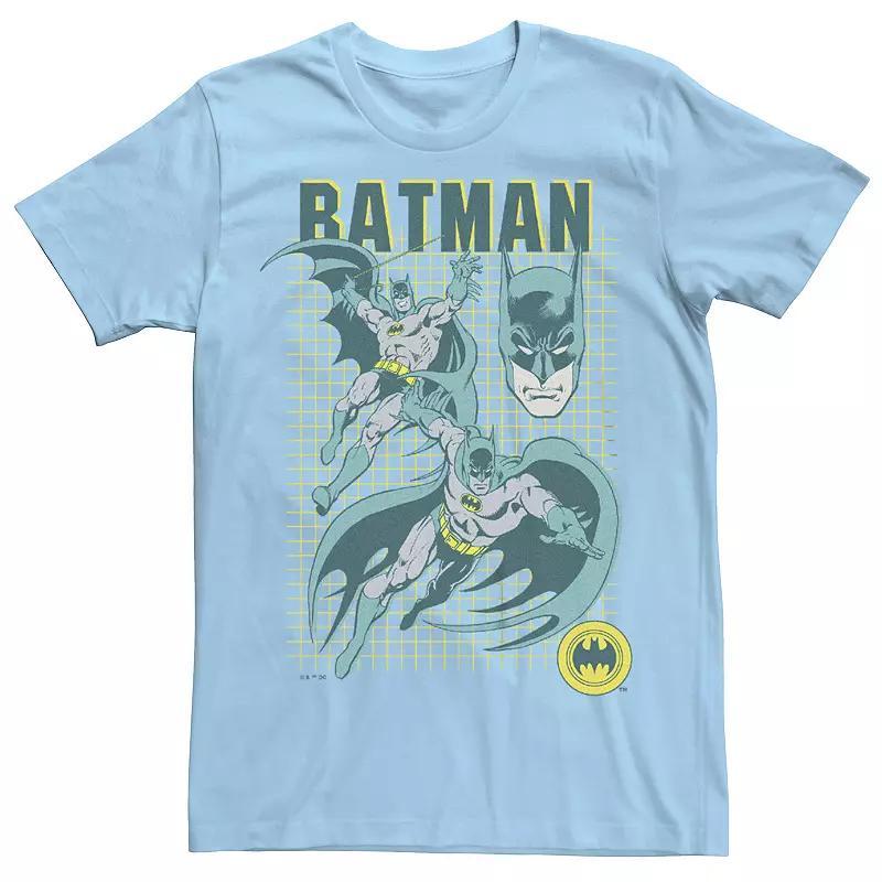 Mens Batman Grid Poster Graphic Tee Product Image