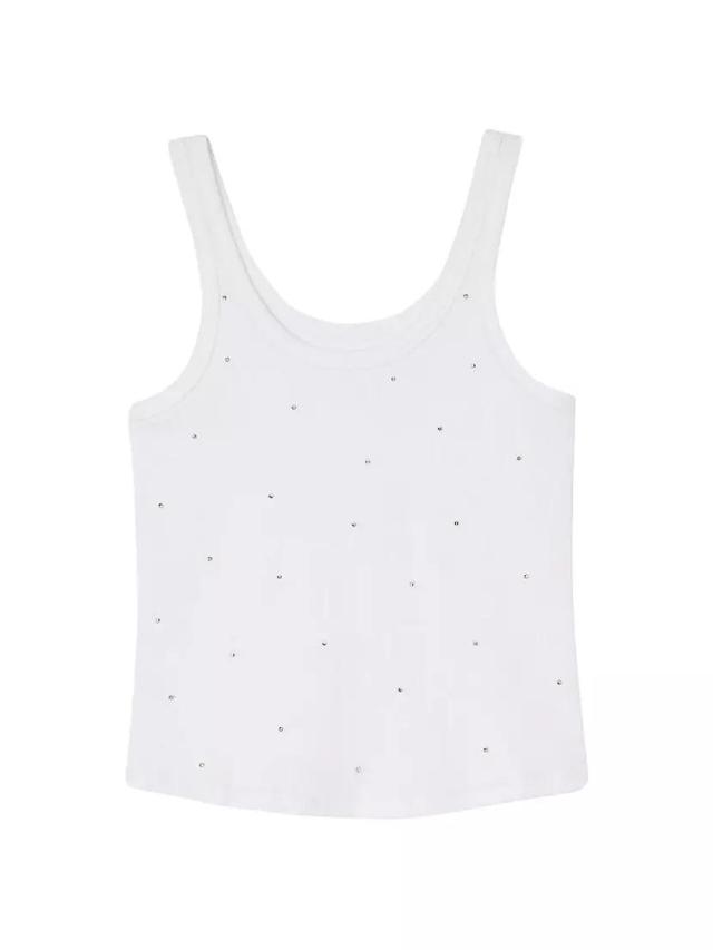 Vest Top with Rhinestones Product Image