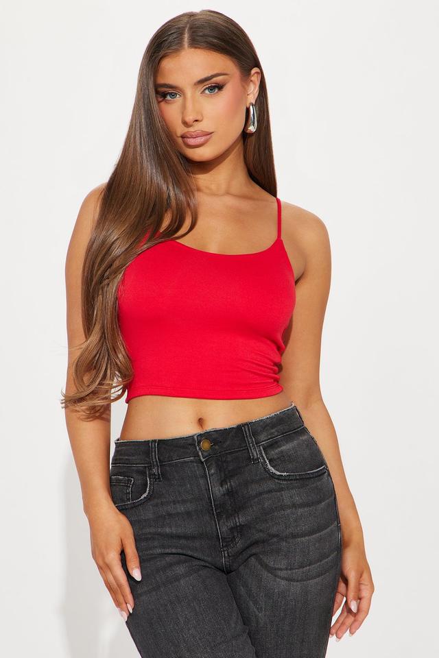 Pamela Cami Top - Red Product Image