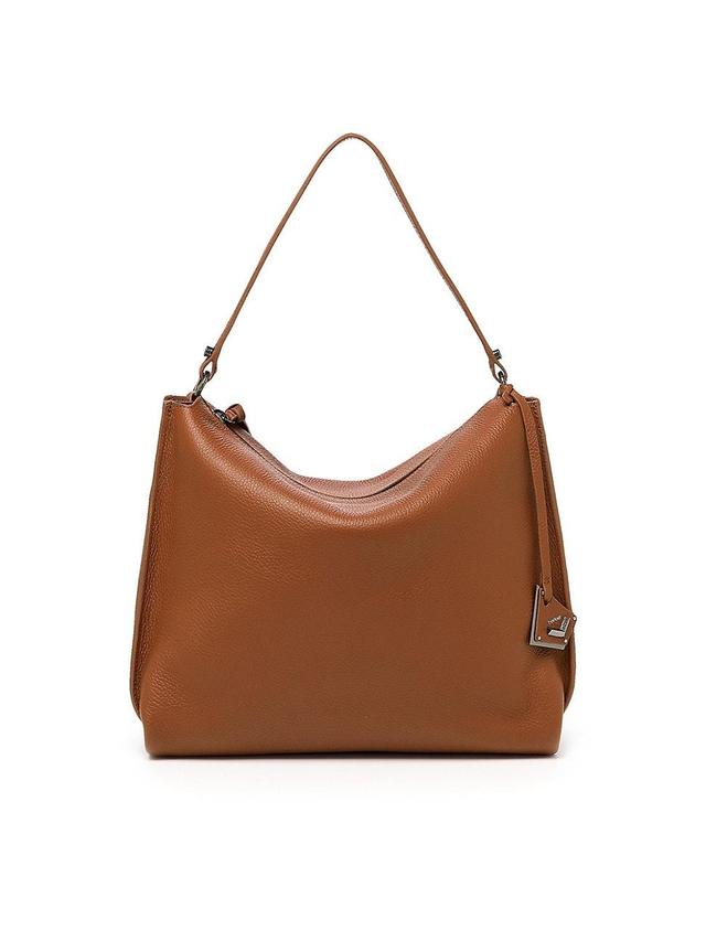 Womens Hudson Leather Hobo Bag Product Image