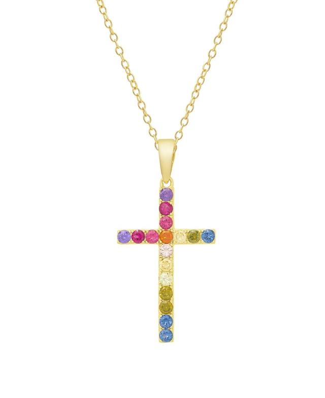 Macys Womens Rainbow Pendant Necklace Product Image