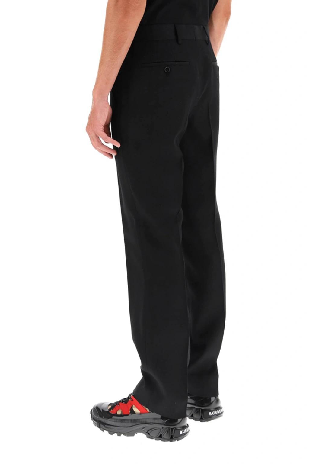 Tailored Wool Trousers In Black Product Image