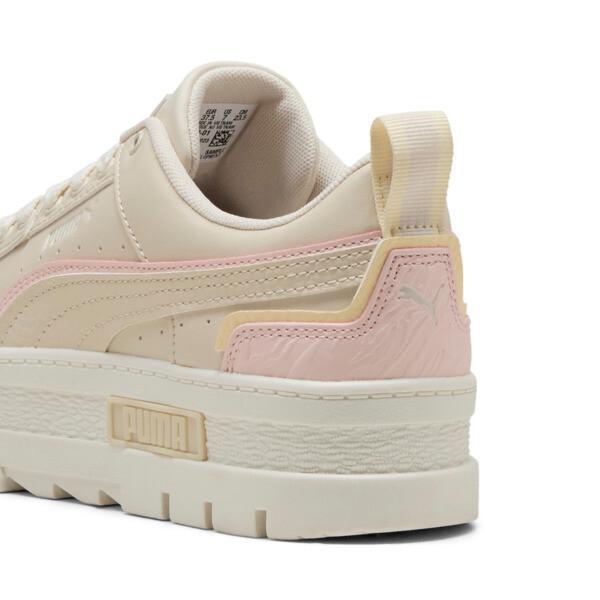 PUMA Mayze UT Muted Animal Women's Sneakers in Alpine Snow/Island Pink/Creamy Vanilla Product Image