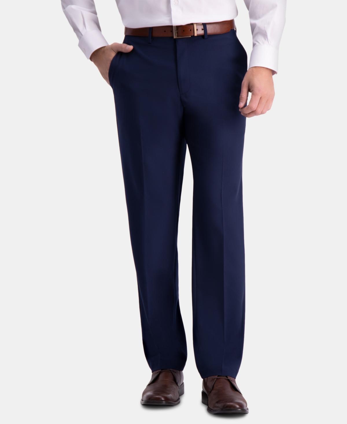 Jmh Mens 4-Way Stretch Straight Fit Flat Front Dress Pant Product Image