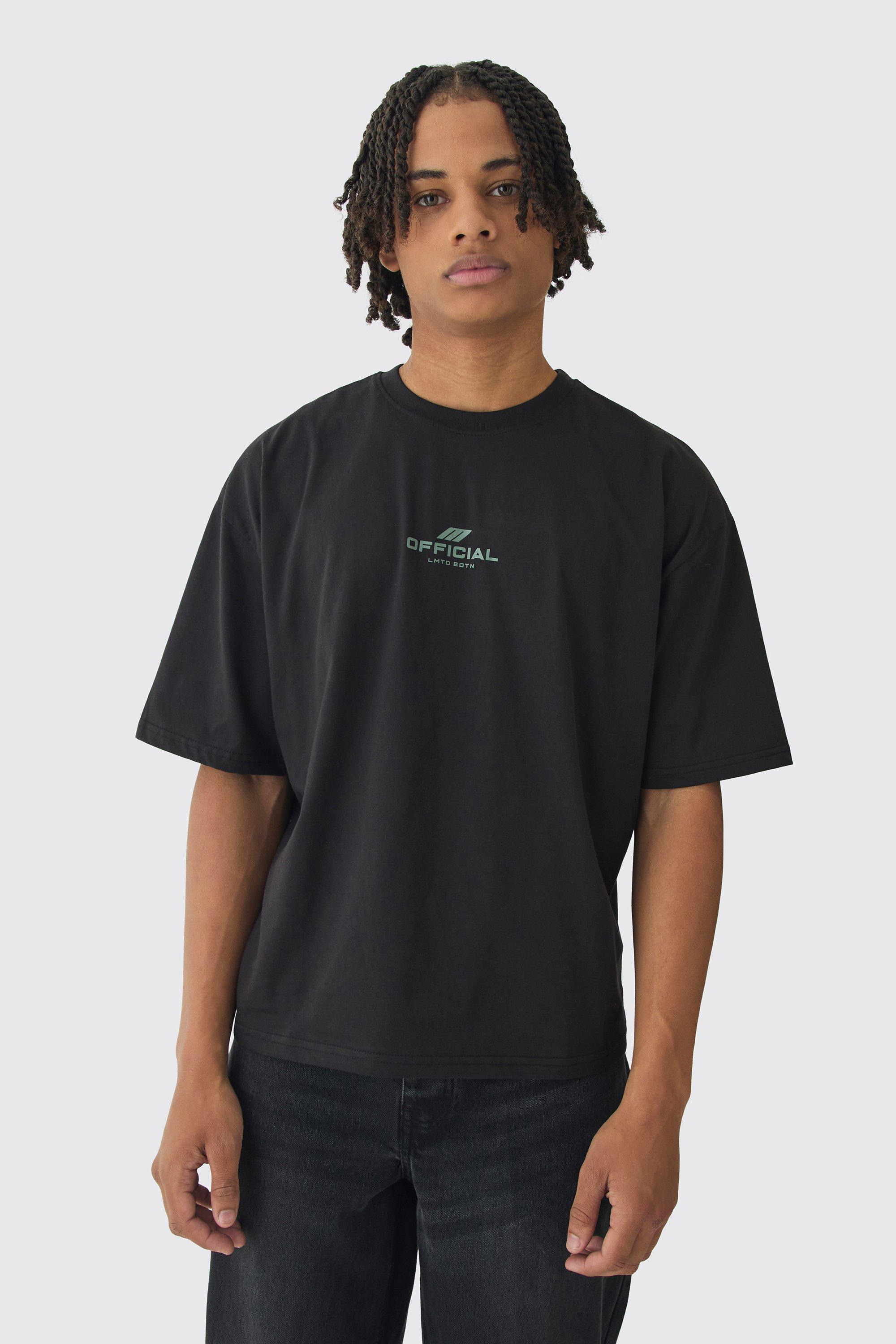 Oversized Boxy Official T-Shirt | boohooMAN USA Product Image