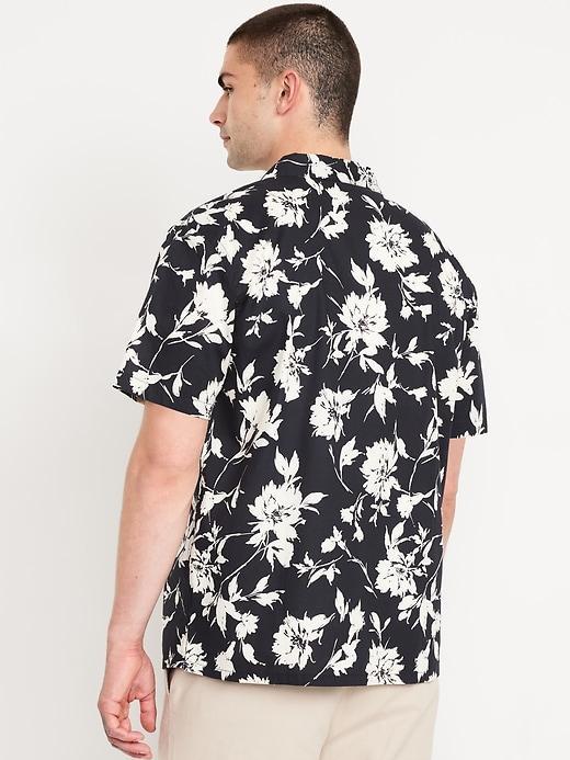 Short-Sleeve Floral Camp Shirt Product Image