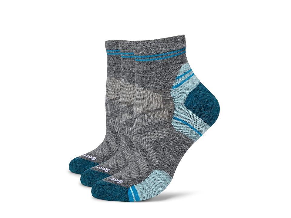 Smartwool Women's Hike Targeted Cushion Ankle Socks 3-Pack (Medium Gray) Women's Crew Cut Socks Shoes Product Image