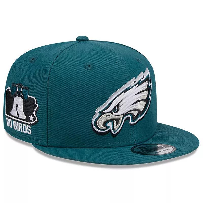 Mens New Era Midnight Green Philadelphia Eagles 2024 NFL Draft 9FIFTY Snapback Hat Product Image