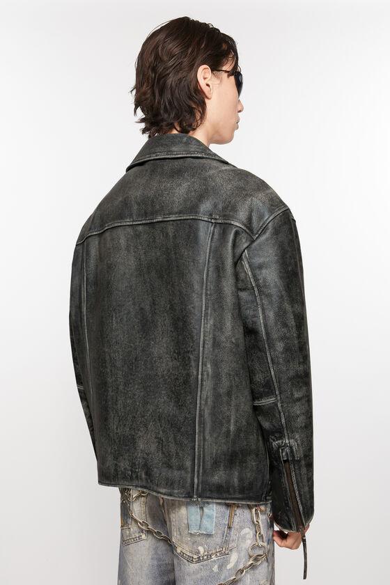 Biker leather jacket Product Image