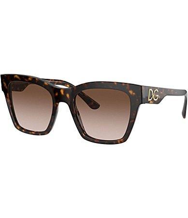 Dolce & Gabbana 53mm Gradient Cat Eye Sunglasses Product Image