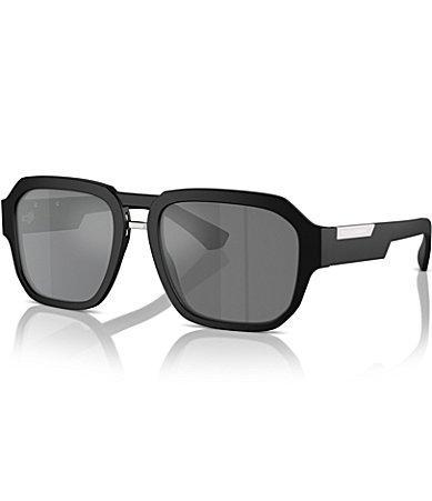 Dolce  Gabbana Mens DG4464 56mm Mirrored Pilot Sunglasses Product Image