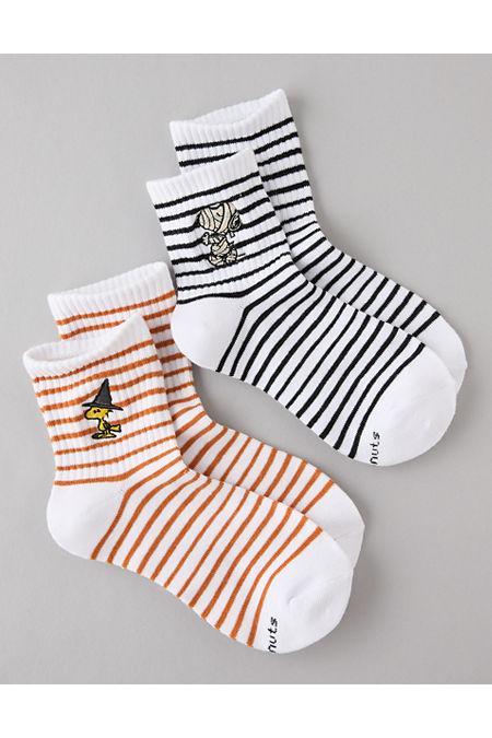 AE Peanuts Halloween Boyfriend Socks 2-Pack Women's Product Image