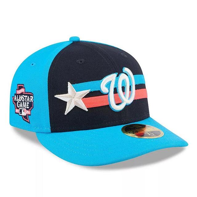 Mens New Era Washington Nationals 2024 MLB All-Star Game Low Profile 59FIFTY Fitted Hat Blue Product Image