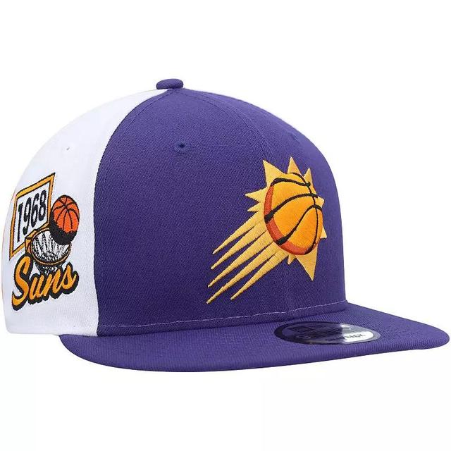 Mens New Era Purple Phoenix Suns Pop Panels 9FIFTY Snapback Hat Product Image