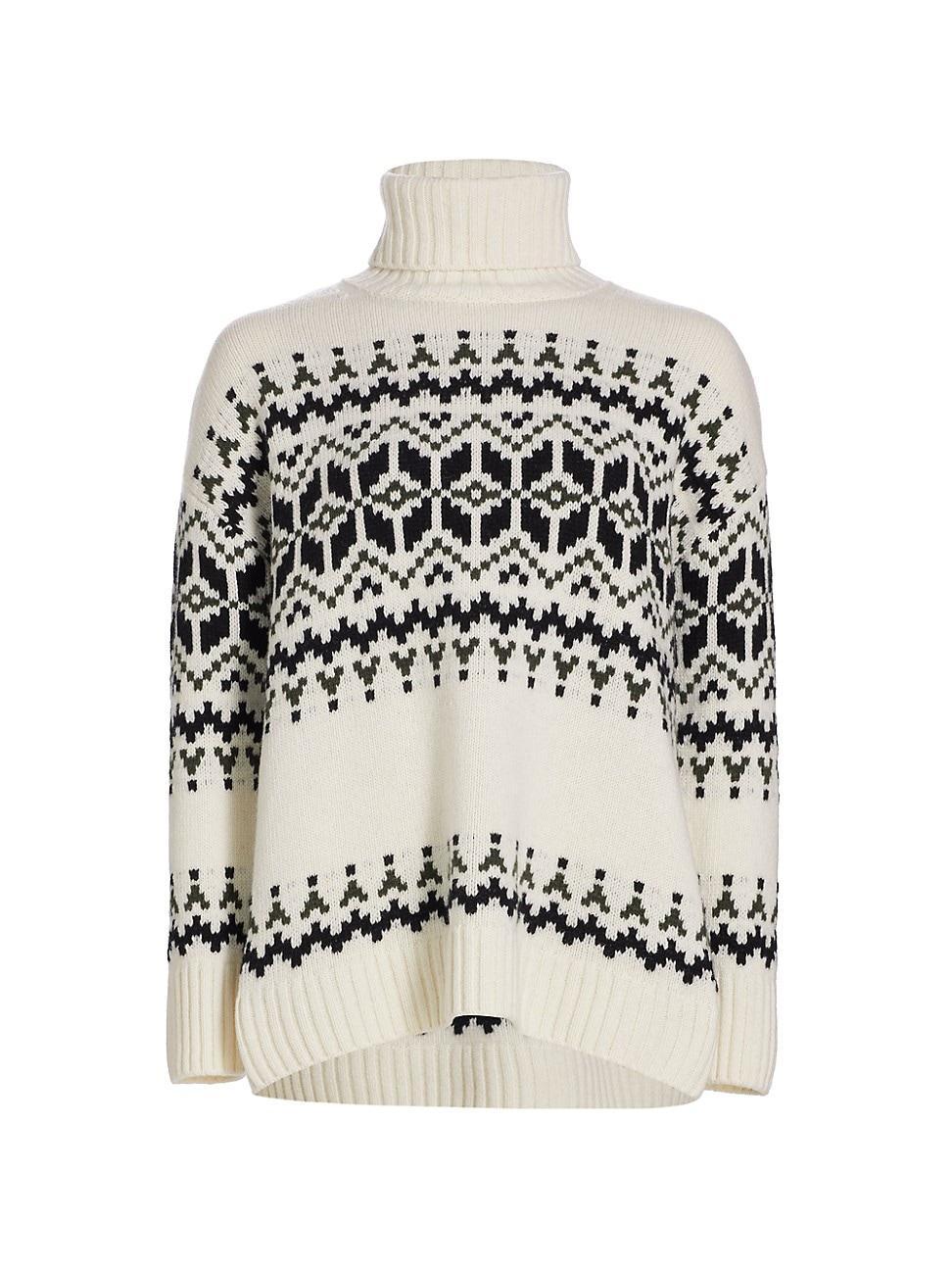 Womens Patrisse Wool-Blend Fair-Isle Sweater Product Image