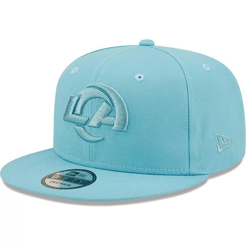 Mens New Era Aqua Los Angeles Rams Color Pack 9FIFTY Snapback Hat, Turq/Blue Product Image