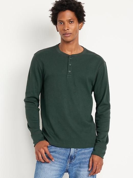 Waffle Henley T-Shirt Product Image