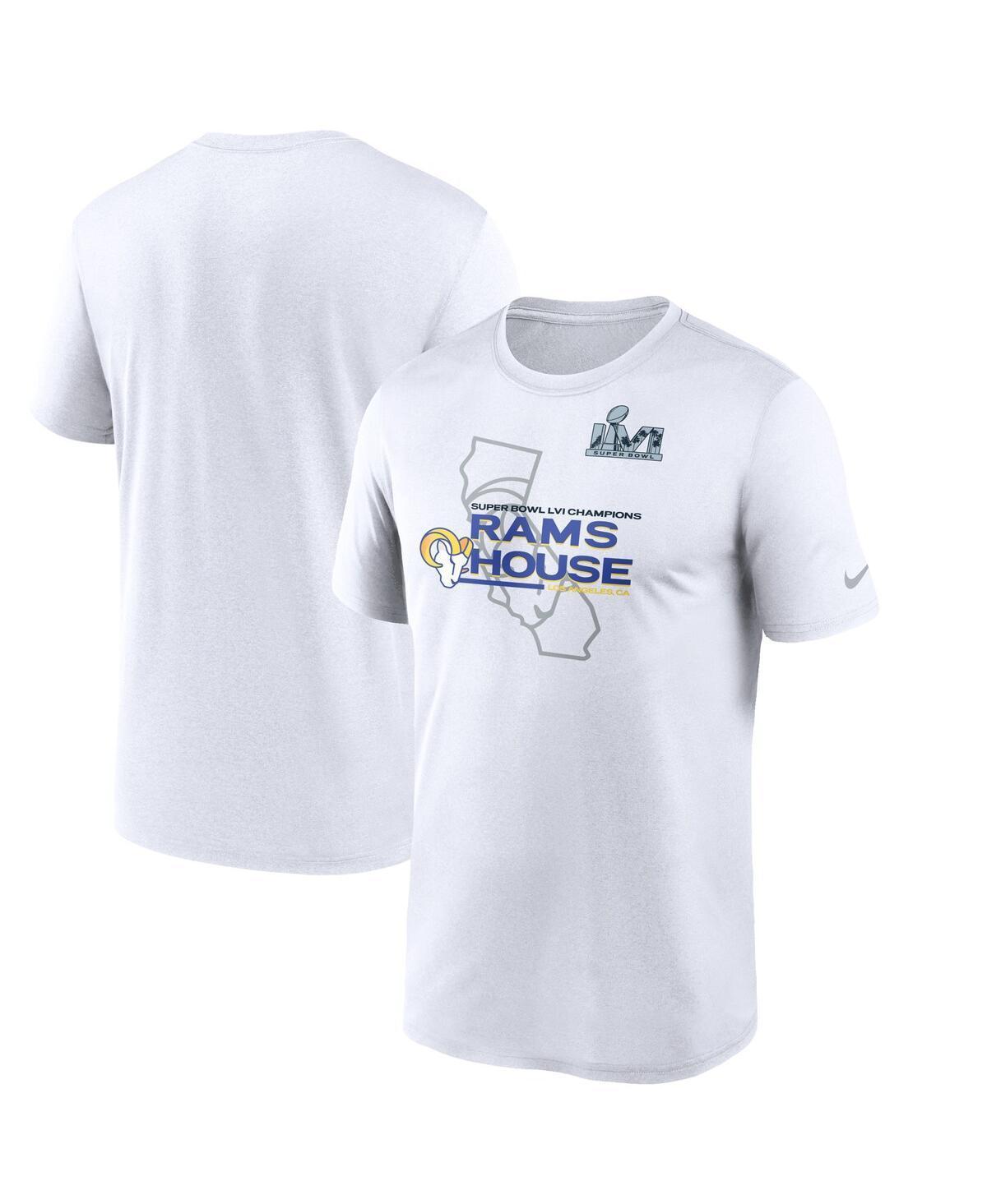 Mens Nike White Los Angeles Rams Super Bowl Lvi Champions Hometown T-shirt Product Image