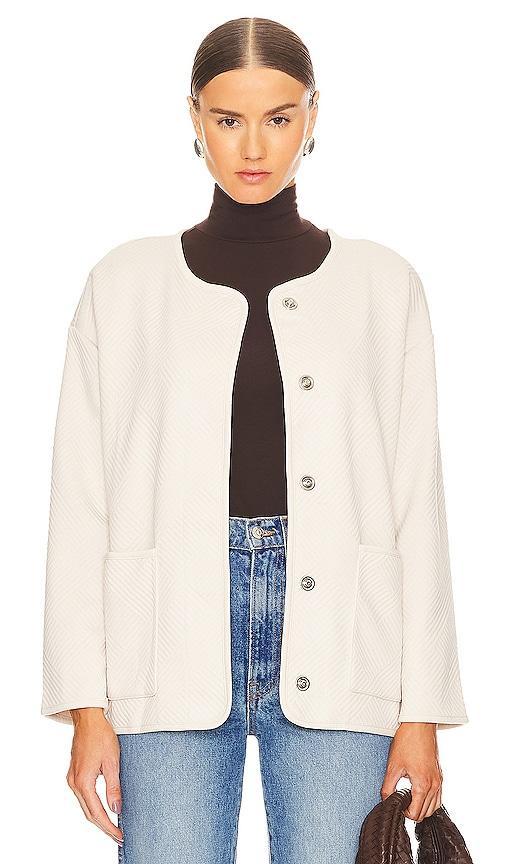 Sanctuary Paris Knit Jacket in Ivory. Product Image