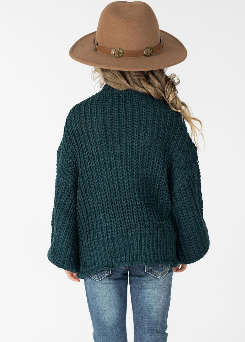 Serena Sweater in Dark Teal Product Image