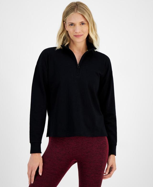 Id Ideology Womens Comfort Quarter-Zip Top, Created for Macys Product Image