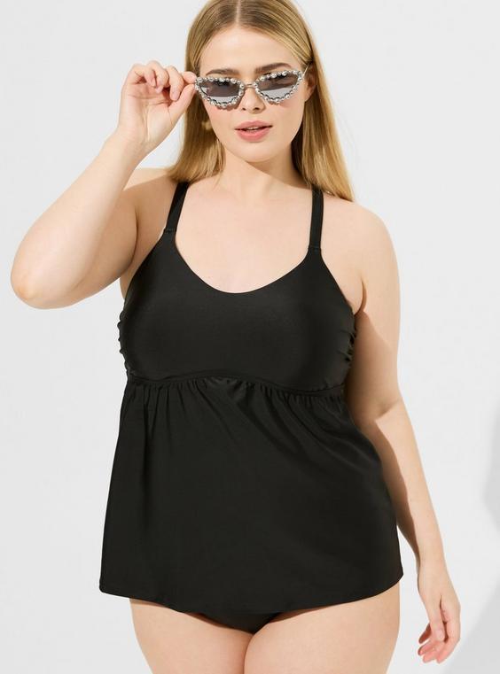 Wireless Strappy Back Tankini Product Image