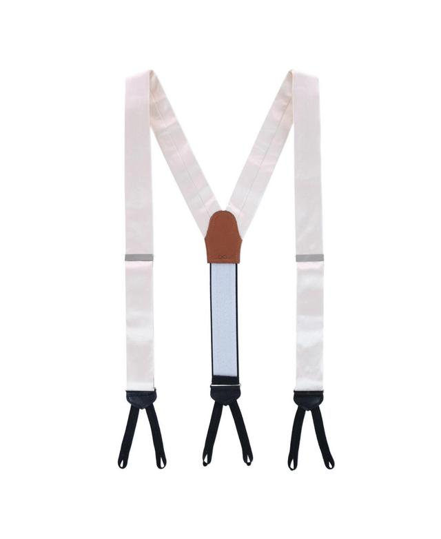 Mens Sutton Solid Silk Suspender Braces Product Image