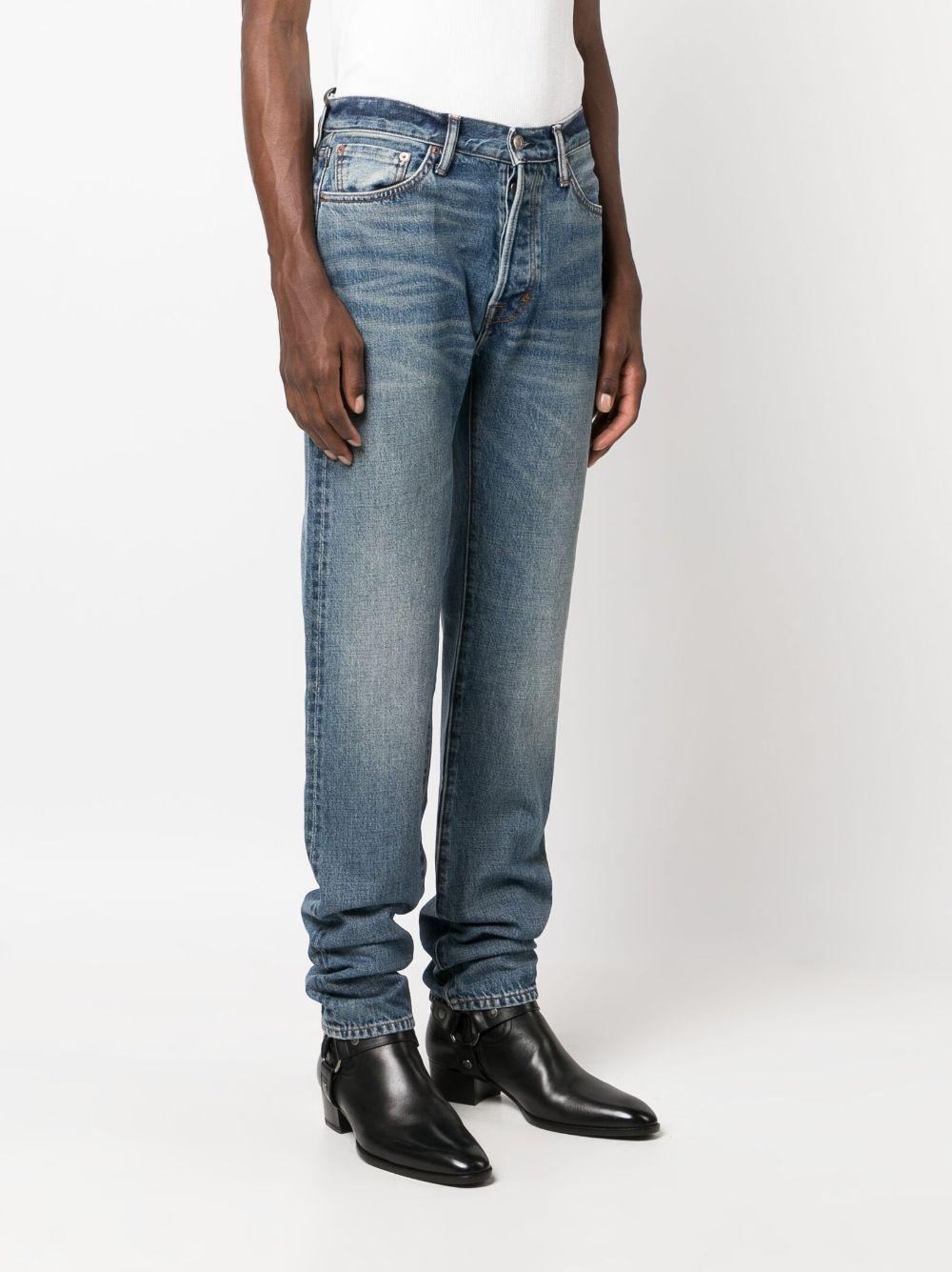 TOM FORD Blue Straight Leg Jeans Product Image