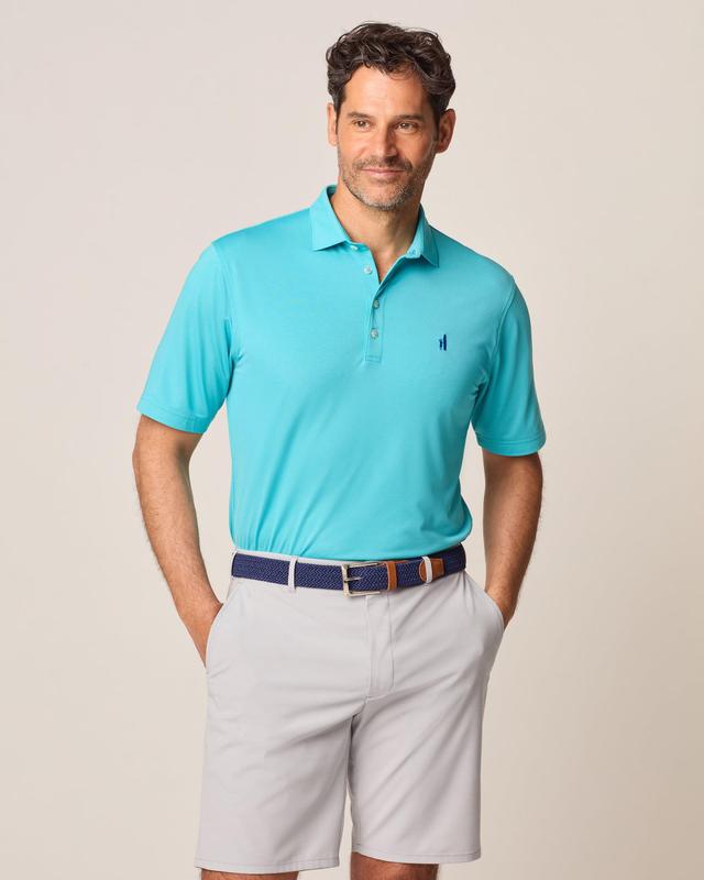 johnnie-O Fairway Solid Mesh Performance Polo Product Image