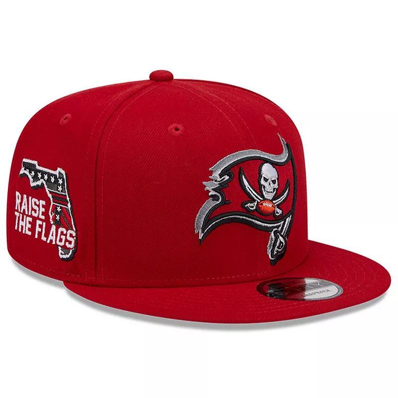 Mens New Era Red Tampa Bay Buccaneers 2024 NFL Draft 9FIFTY Snapback Hat Product Image