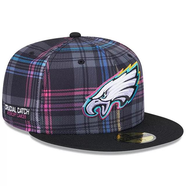 Mens New Era Philadelphia Eagles 2024 NFL Crucial Catch Plaid 59FIFTY Fitted Hat Product Image