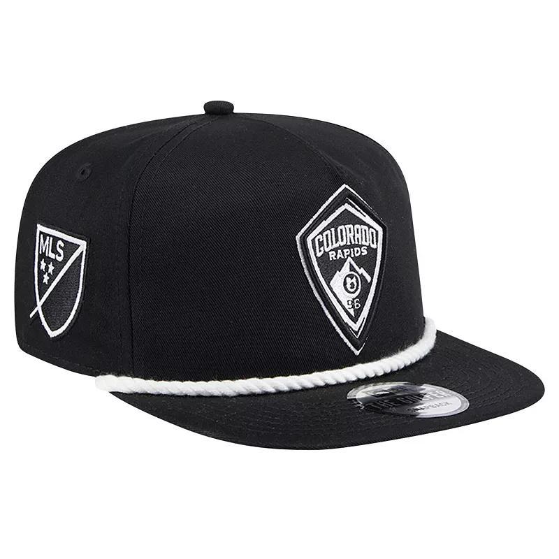 Mens New Era Black Colorado Rapids 2024 Kick Off Collection Golfer Snapback Hat Product Image