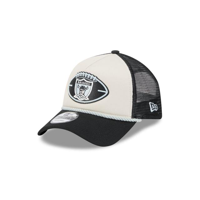 Las Vegas Raiders 2024 Historic Sideline 9FORTY A-Frame Snapback Hat Male Product Image