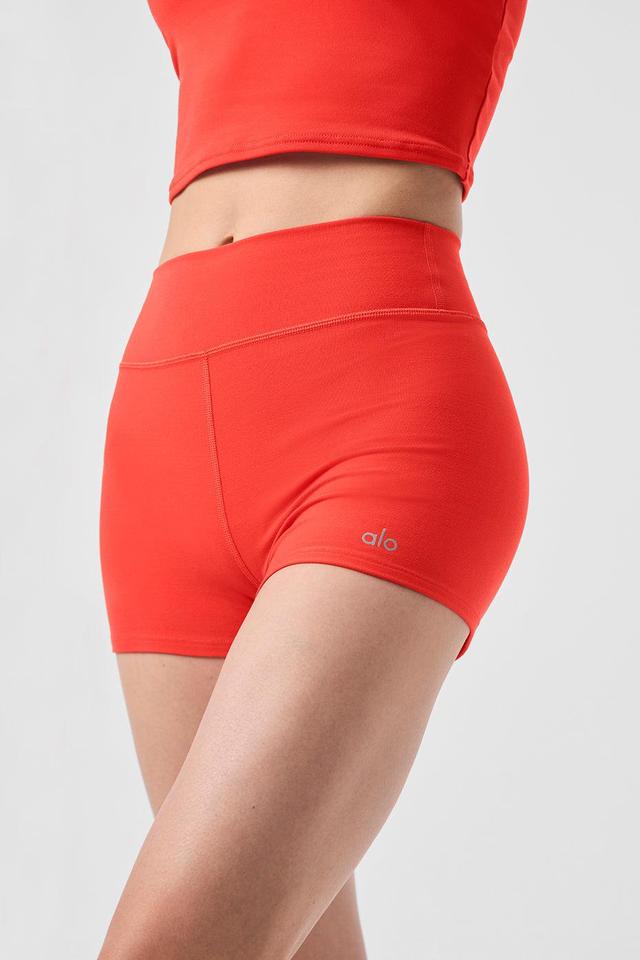 Alosoft High-Waist Carefree Short - Red Hot Summer Female Product Image