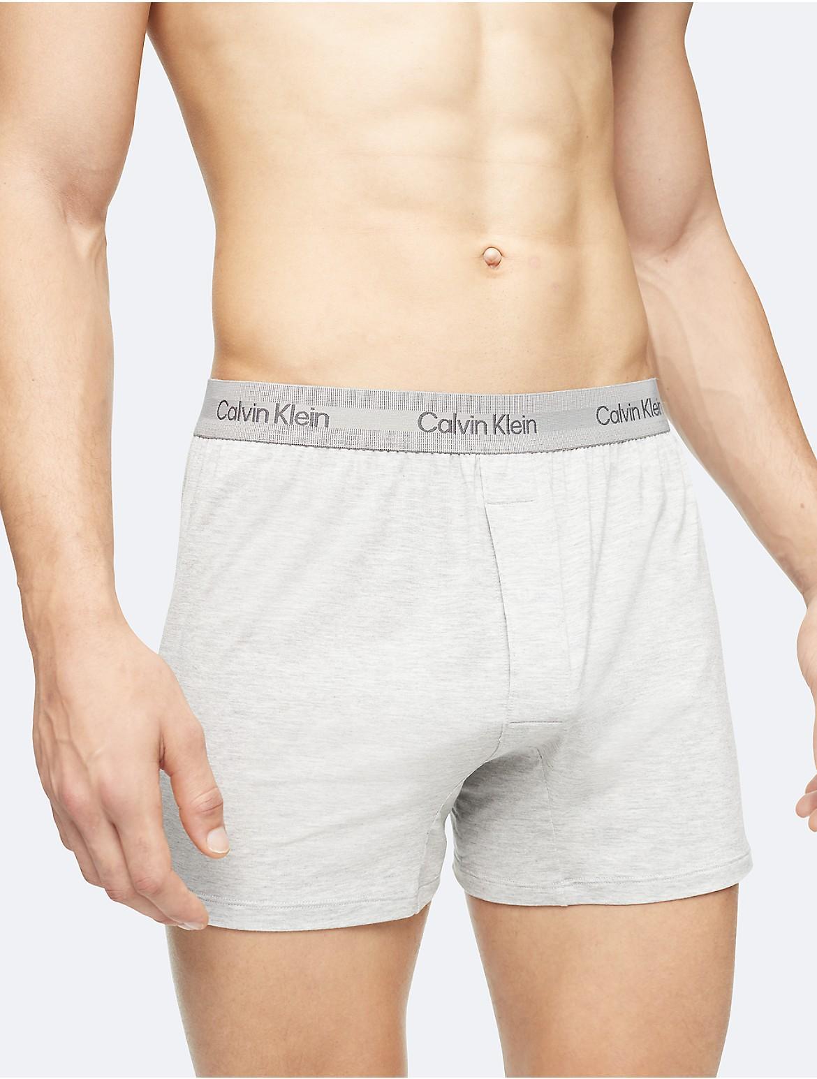 Calvin Klein Mens Ultra-Soft Modern Boxer - Grey - L Product Image