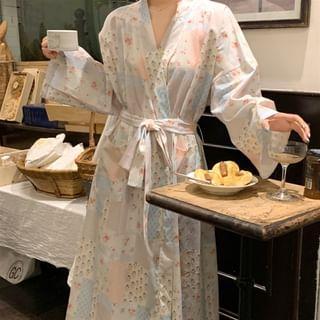 Floral Pajama Robe Product Image