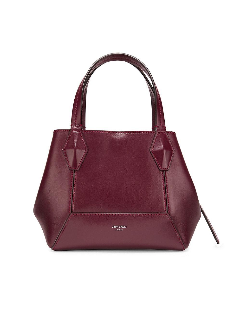 Womens Diamond Leather Tote Bag Product Image