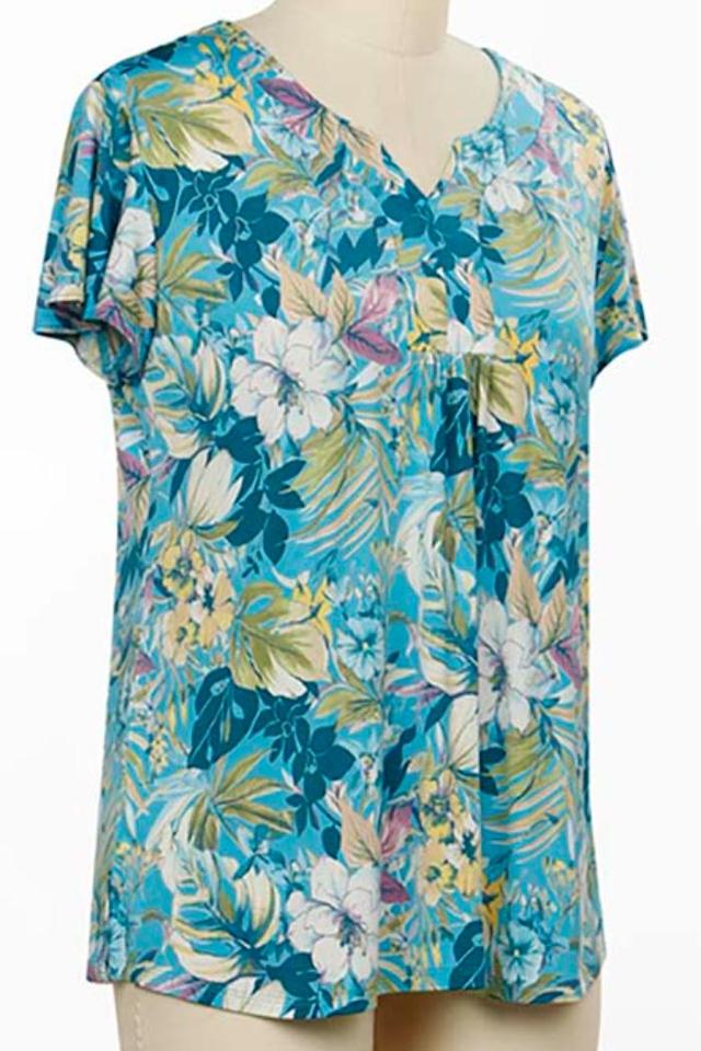 SS Floral Print Top Product Image