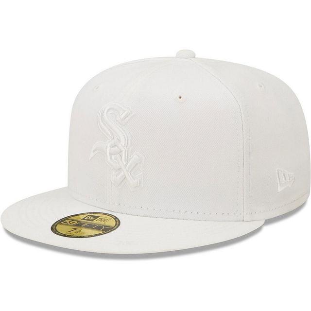 Mens New Era Chicago White Sox White 59FIFTY Fitted Hat Product Image