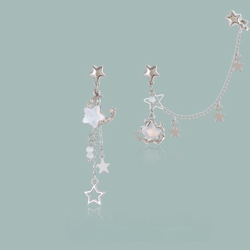 Star Drop Earring / Ear Cuff / Set Product Image