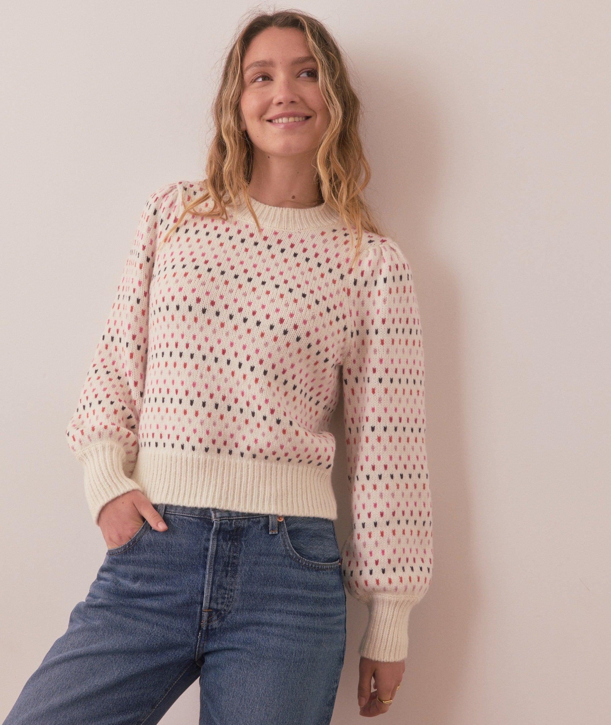 Alma Puff Sleeve Sweater Product Image