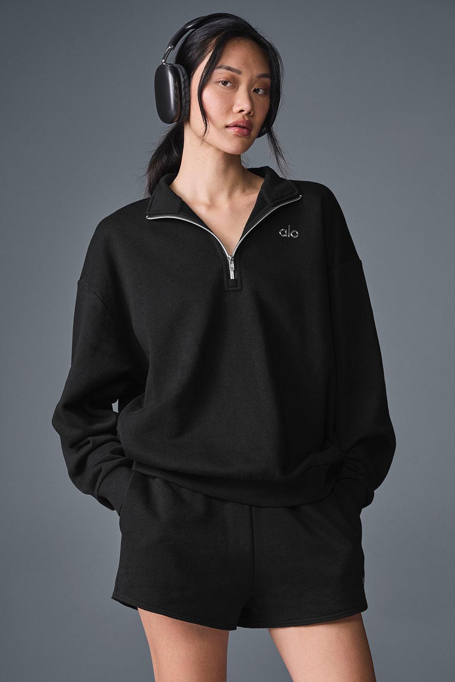 Accolade 1/4 Zip Pullover - Black Product Image